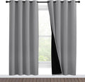 NICETOWN Full Shade Curtain Panels for Energy Efficiency & Noise