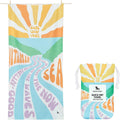Extra Large Beach Towel - Quick Dry Sand Free 200x90cm Vitamin Sea