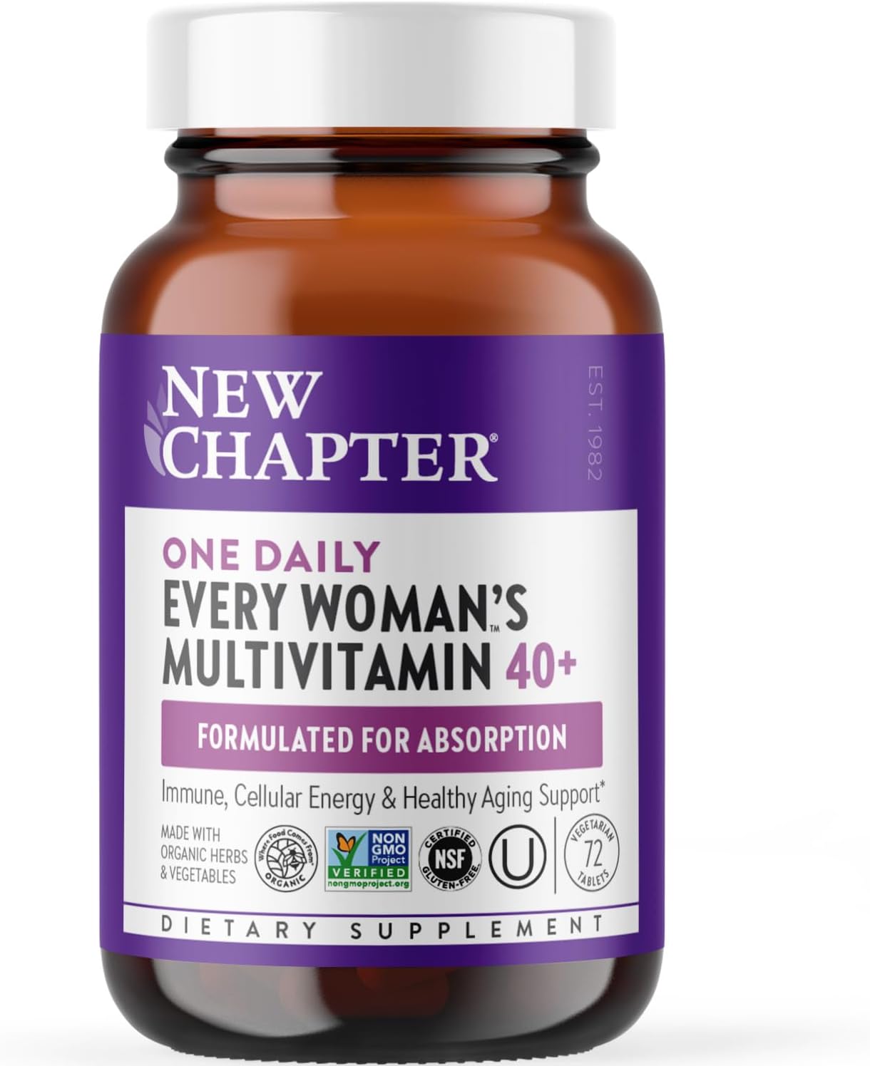 New Chapter Women's Multivitamin 40 Plus for Energy and Health