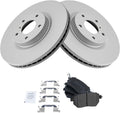 TRQ Front Brake Pad & Rotor Kit for INFINITI FX35 FX45 & More