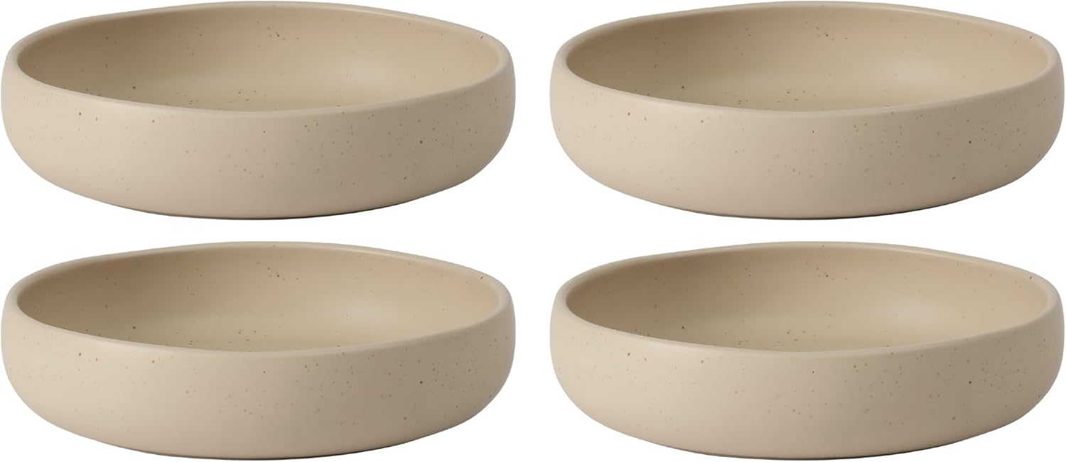 Bloomhouse Corsica Clay 4-Piece Meal Bowl Set for Everyday Use