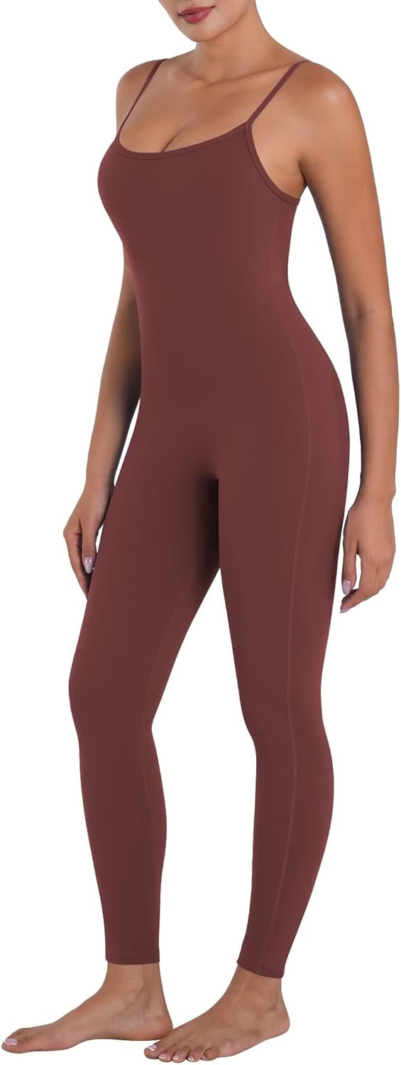 Sunzel Workout Jumpsuits for Women - Adjustable Spaghetti Strap
