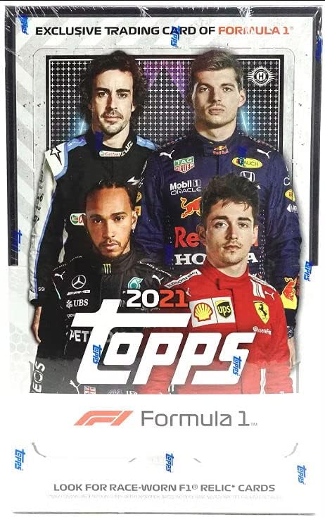 2021 Topps Formula 1 Racing HOBBY Box with 18 Packs Inside