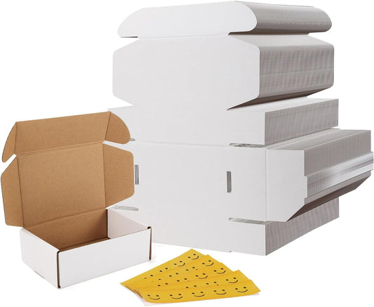 Small Shipping Boxes 75 Pack for Packing and Mailing Needs