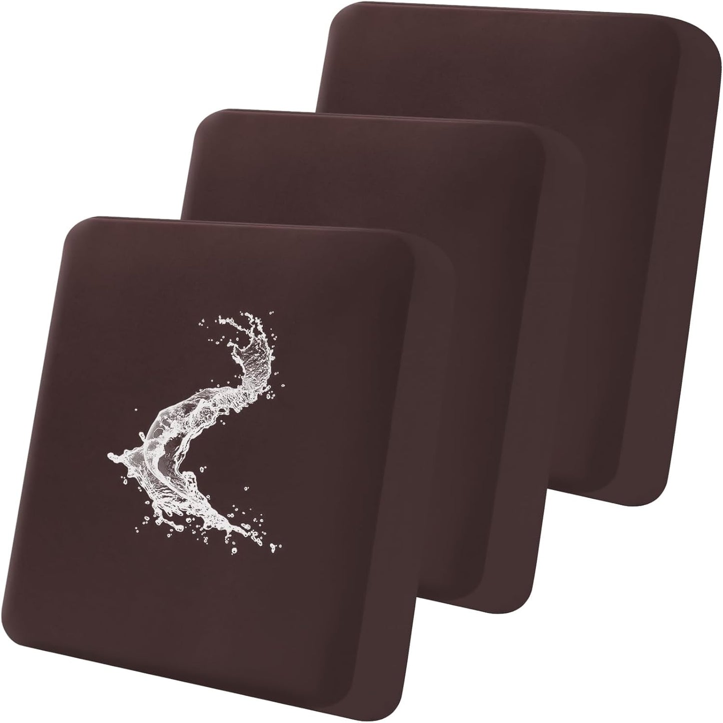 Smiry Waterproof Couch Cushion Covers for Pets and Kids - 3 Pack