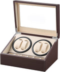 Luxury Watch Winder: 4 Silent Motors, 6 Display Spaces