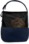 Dog Sling Carrier Navy Blue for Small Dogs and Cats - Lightweight