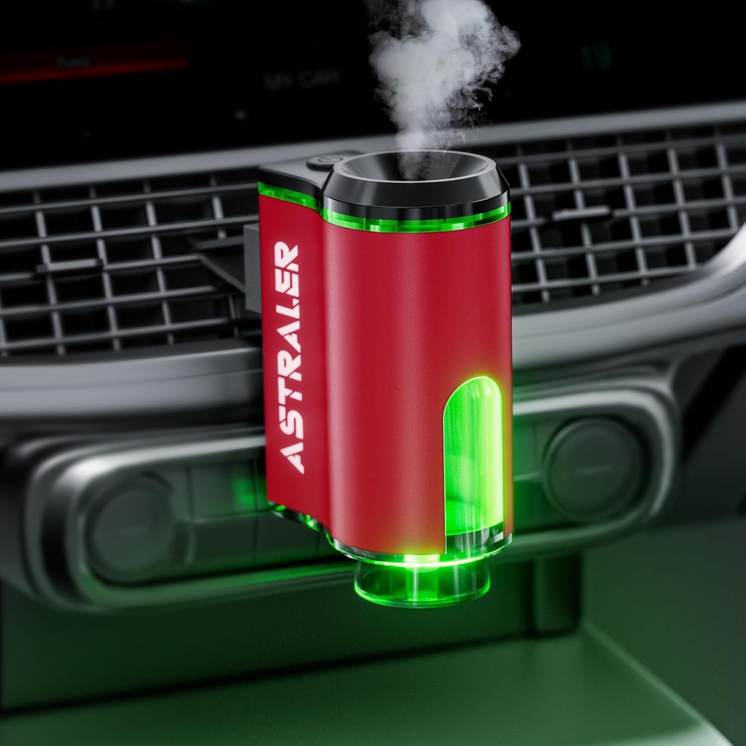 ASTRALER Rechargeable Car Air Freshener with 3 Oils - Long Lasting Scent