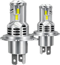 h4 bulbs Super Bright 6500K Cool White with Cooling Fan - Pack of 2