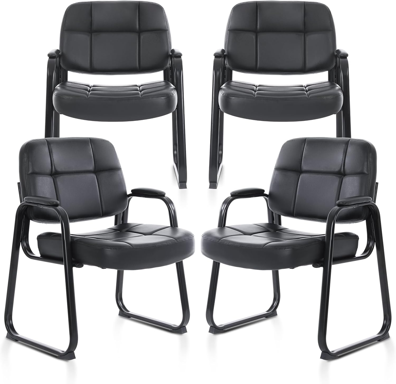 CLATINA Big & Tall Waiting Room Guest Chair for Office Use