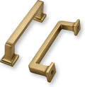 khtumeware 10 Pack Champagne Bronze Cabinet Pulls 3 in Hole Centers