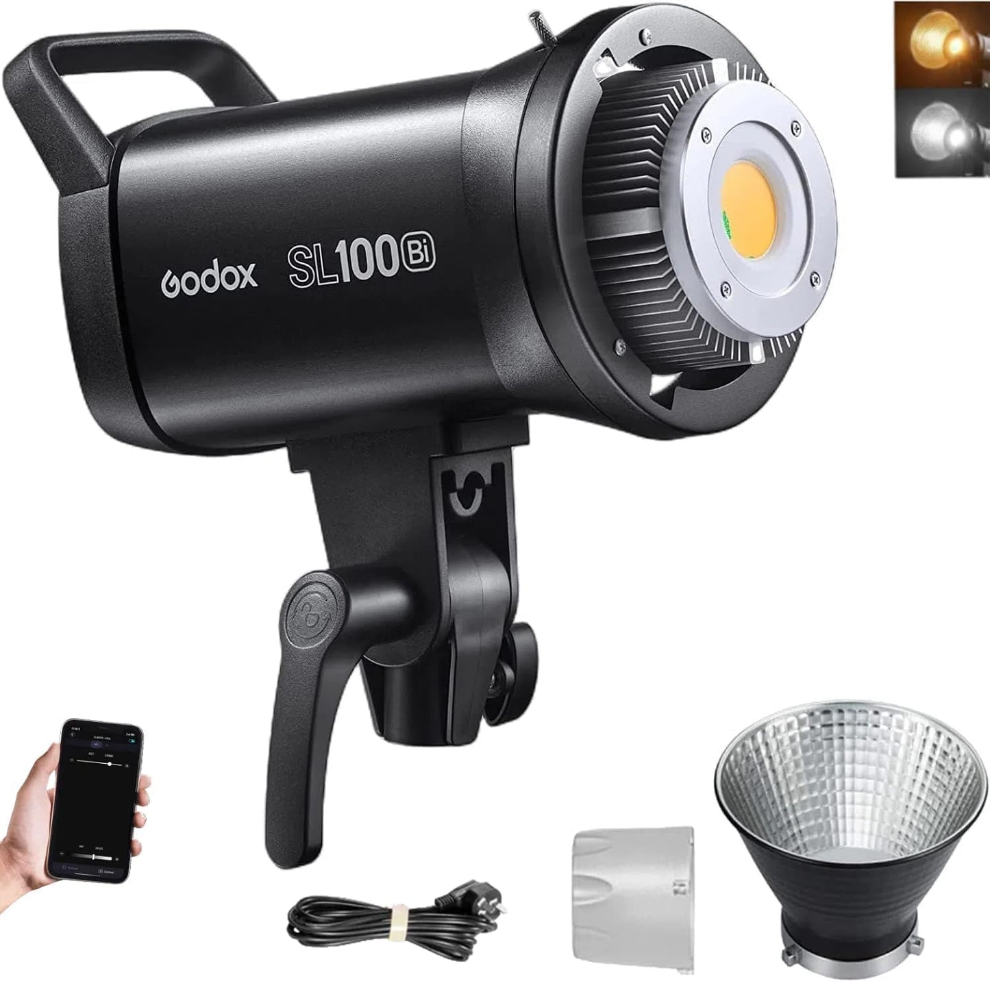 Godox SL100Bi 100W Bi-Color LED Video Light for Studios