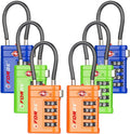 Forge TSA Approved Luggage Locks 4 Digit Combination - Durable TSA008