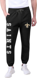 Ultra Game Men's NFL Official Super Soft Fleece Game Day Jogger - Slim
