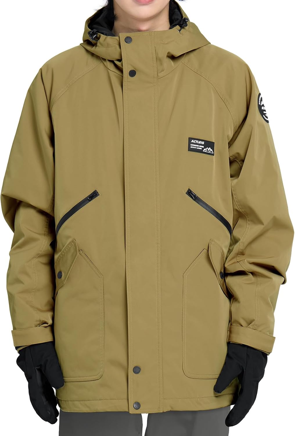 Actleis Men's Waterproof Snowboard Jacket - Stay Warm & Dry!