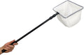 Aquarium Fish Net with Long Extendable Handle - Gentle, Rust-Resistant
