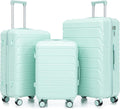 Merax 3 Pcs Hardside Luggage Set with TSA Lock and Spinner Wheels