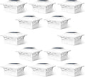 Solar Fence Post Lights for 4x4 and 5x5 Posts - Dual Tone Cap Lights