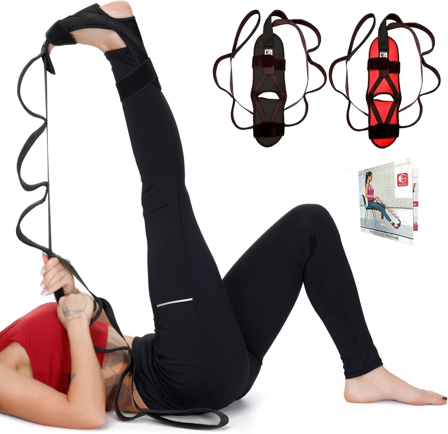 Plantar Fasciitis Relief Stretch Strap - Improve Strength & Flexibility