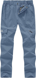 Women's Hiking Cargo Pants with 6 Pockets - Lightweight Stretch