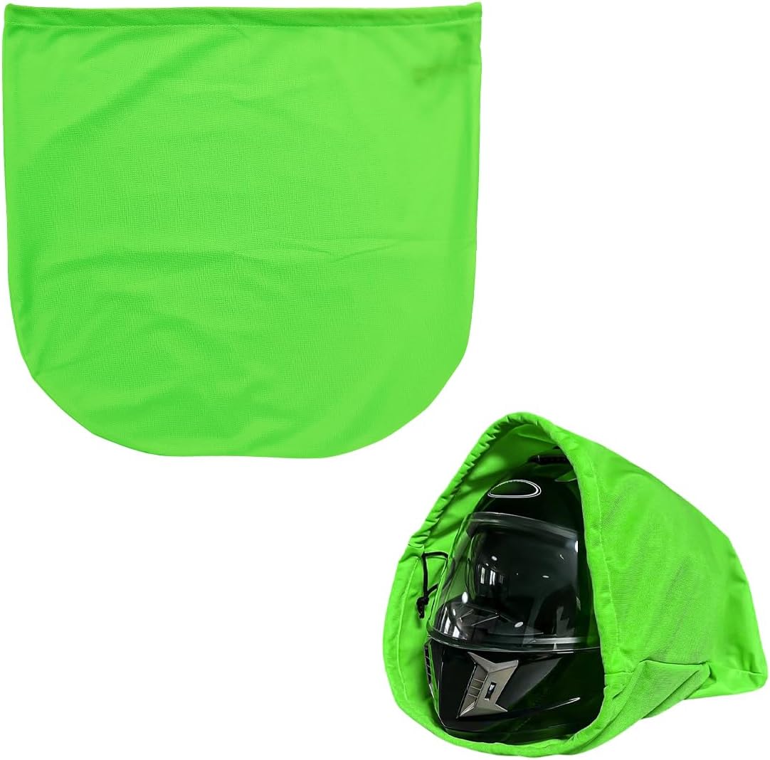 Protective Drawstring Helmet Bag - Spacious & Durable - Green