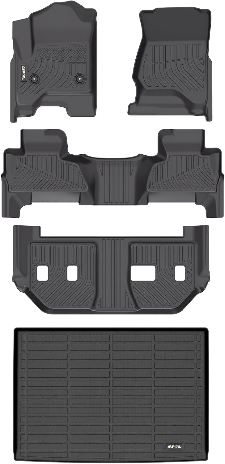 Custom Fit All Weather Floor Mats for Chevy Suburban & GMC Yukon