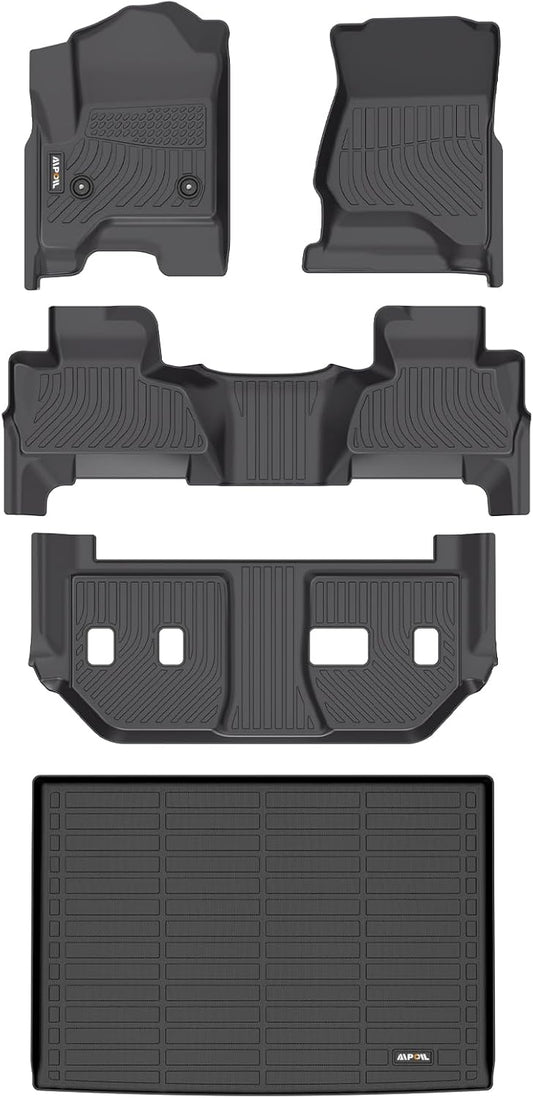 Custom Fit All Weather Floor Mats for Chevy Suburban & GMC Yukon
