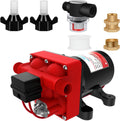 42 Series 12V 5.5GPM 55PSI Diaphragm Pump with Bypass - Quiet
