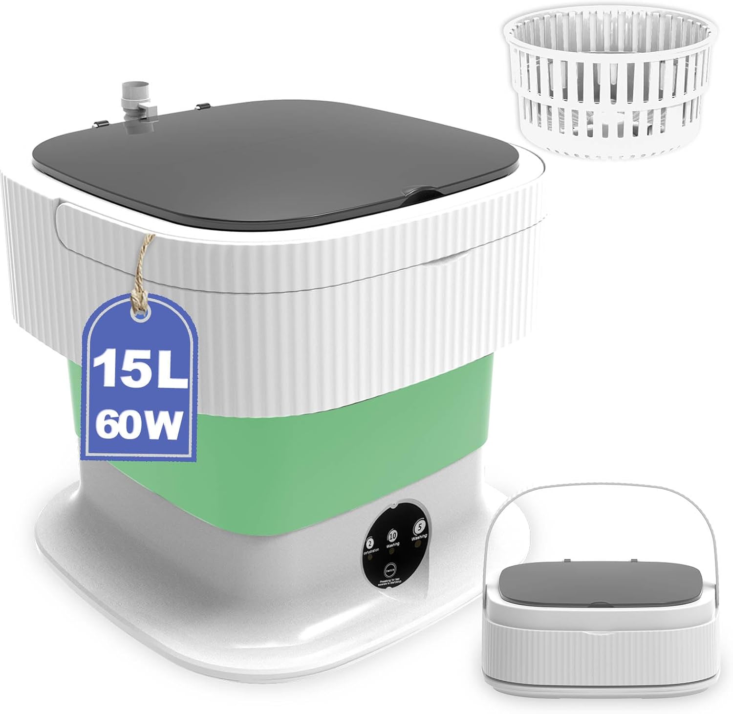 Portable Spin Dryer - Compact Laundry Solution