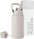 64oz Almond Birch Trek Pivot Water Bottle Jug - Interchangeable Lids