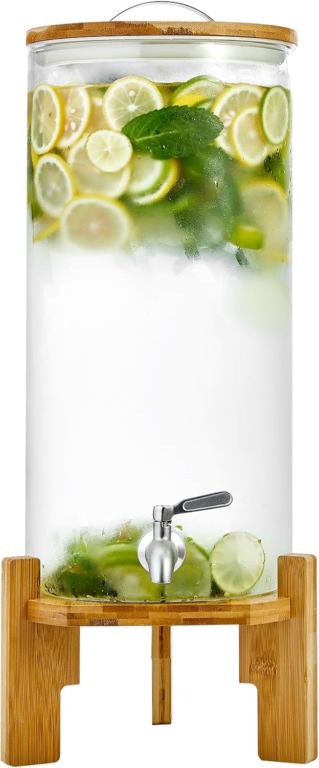 Beverage Dispenser 2.9 Gallon with Spigot for Parties and Bars