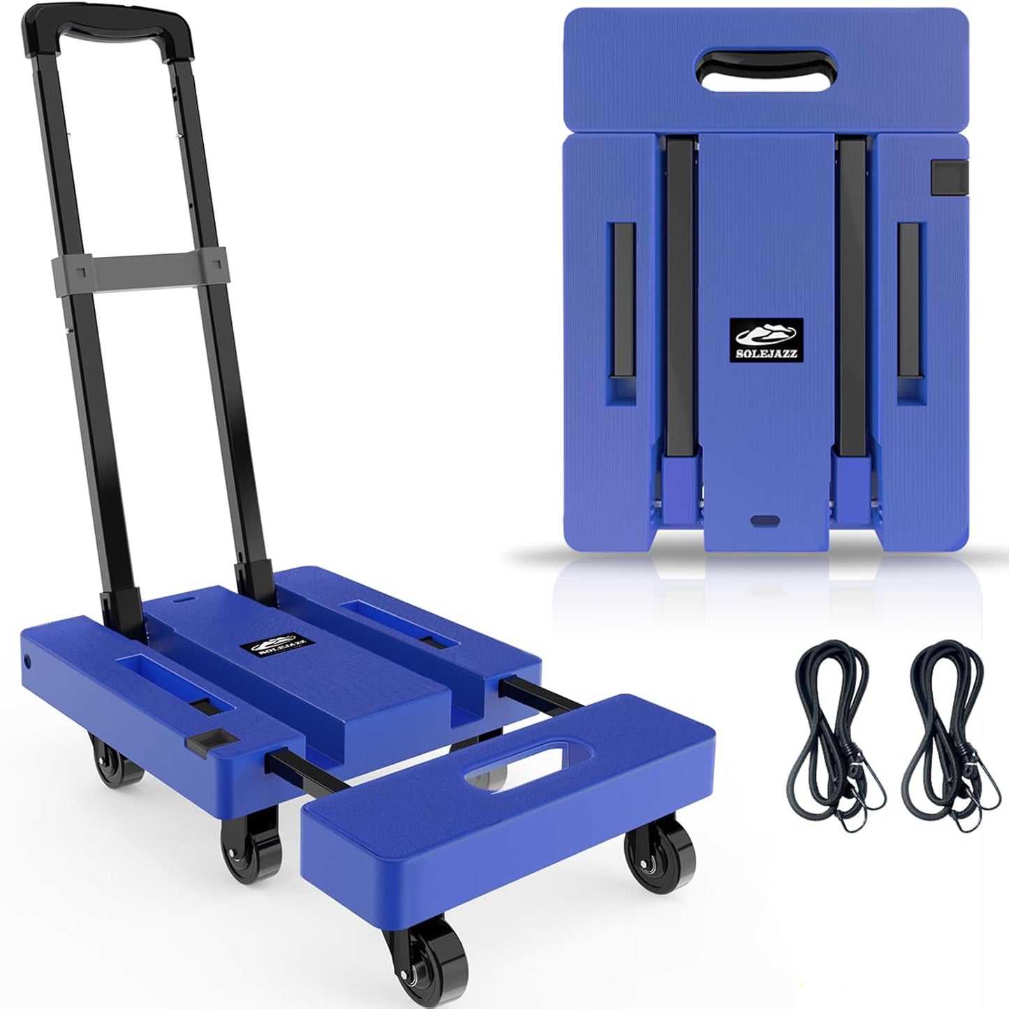 Folding Hand Truck Portable Dolly Cart for Heavy Duty Use
