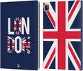 Head Case Designs Flag Typography London Leather Wallet Case for iPad