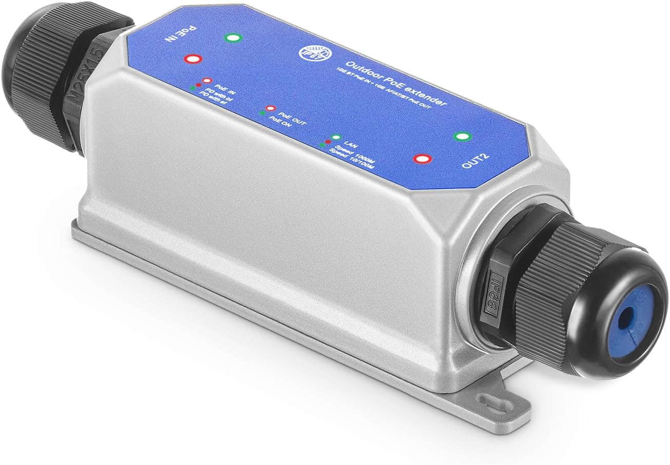 MokerLink IP67 Outdoor 2 Port Gigabit PoE Extender Review