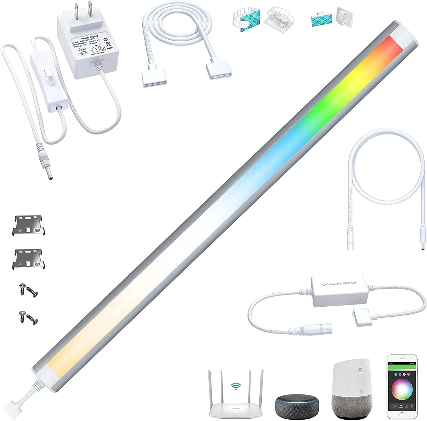 Dual Color LED Bar, Dimmable, Smart Home, 12 inch