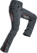 Mens Snow Ski Pants Water-Resistant Fleece Lined - Warm Softshell cozy