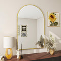 Arch Bathroom Mirror 20x30 in Wall Mounted Vanity Mirror - Gold