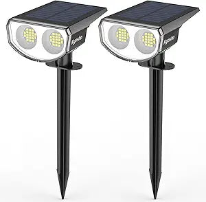 Kyosho Solar Spot Lights Outdoor with 38 LEDs for Garden Use