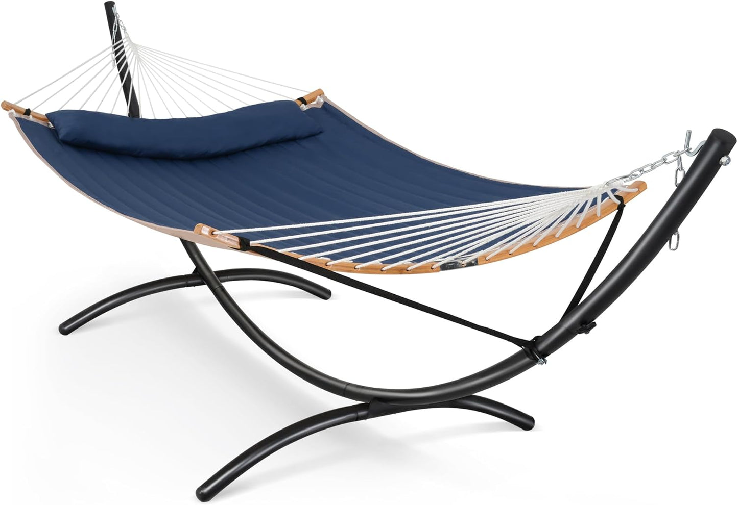 SUNCREAT Hammocks for Outside with Stand, 475 lbs Capacity
