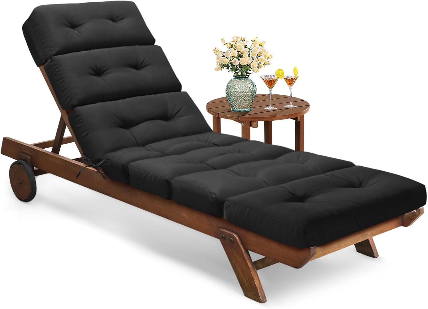 All Weather Chaise Lounge Cushions for Outdoor Comfort