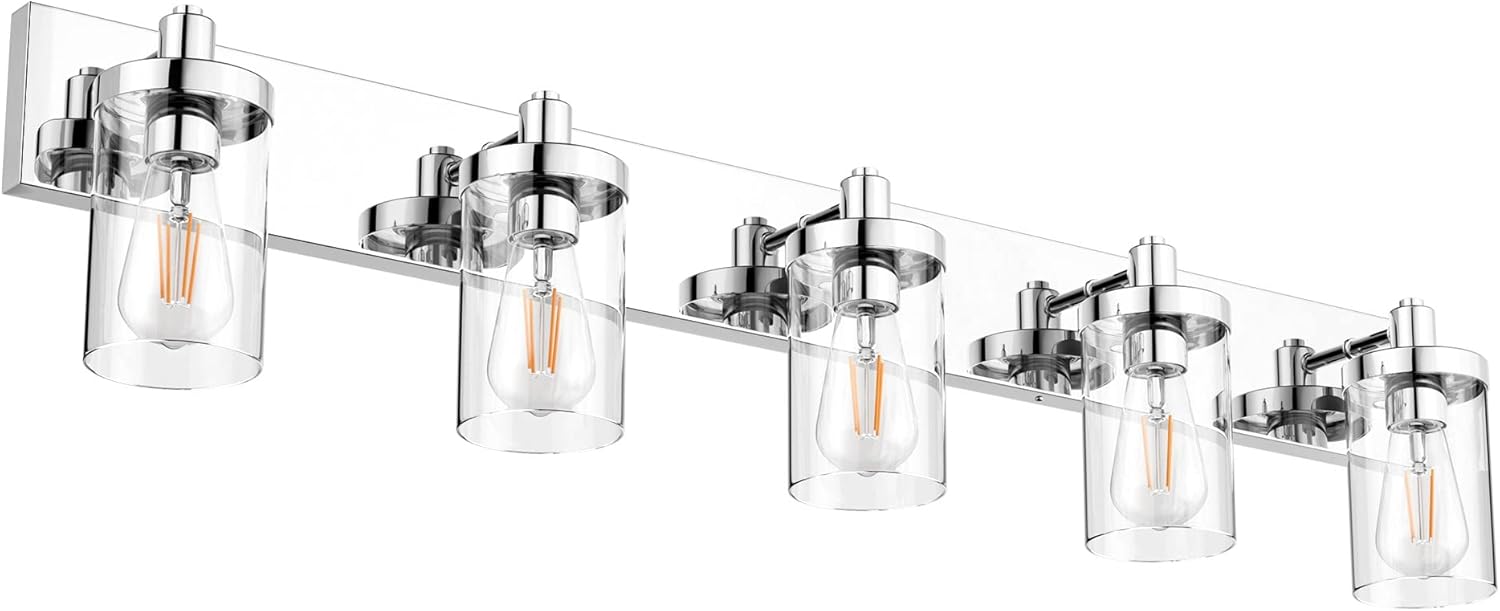 Aipsun Chrome Bathroom Light Fixtures for Modern Vanity Style