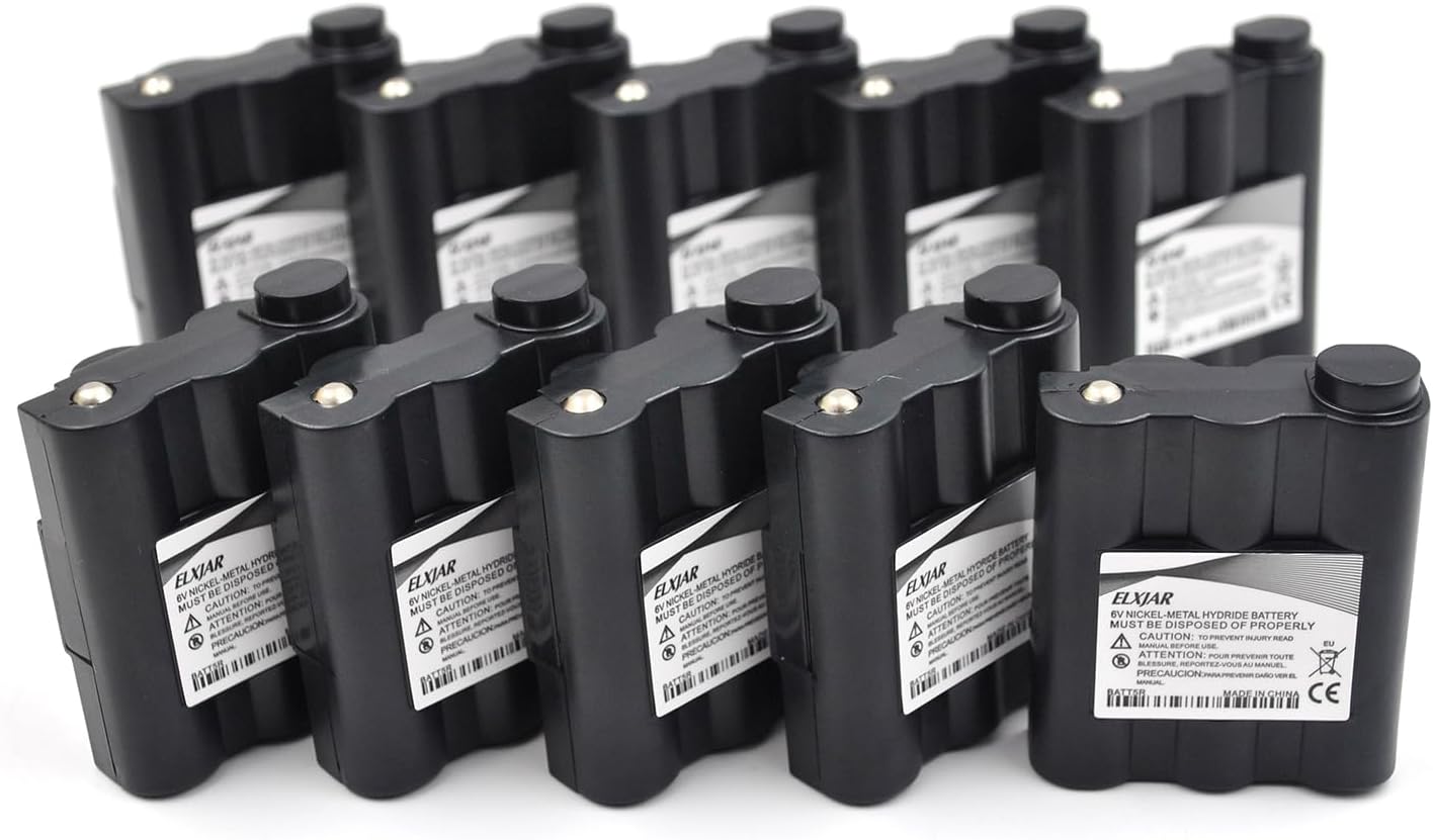 6V 900mAh Rechargeable Battery Replacement for Midland Radios