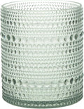Orbetto Outdoor Hobnail Plastic Drinkware Set of 4 - Sage Green