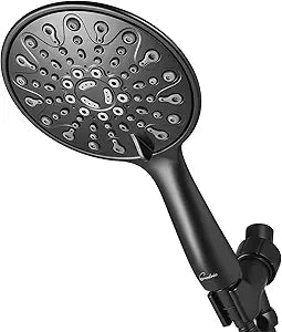 Couradric Handheld Shower Head with 6 Spray Settings and Hose