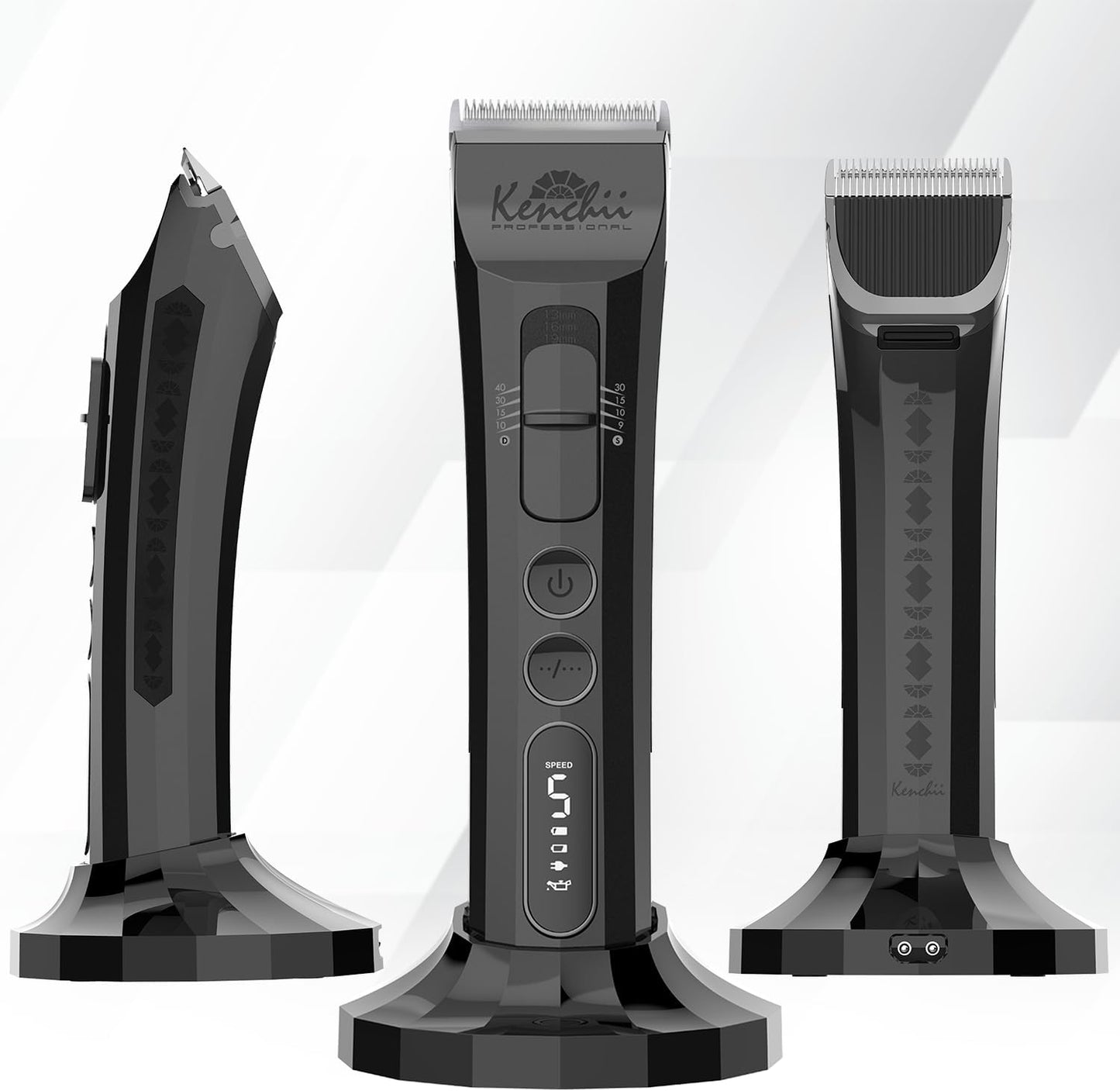 Kenchii Flash Dog Clippers for Grooming with 4-in-1 Precision