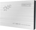 HWAYO 1TB Ultra Slim Portable HDD - Fast USB 3.0 Storage