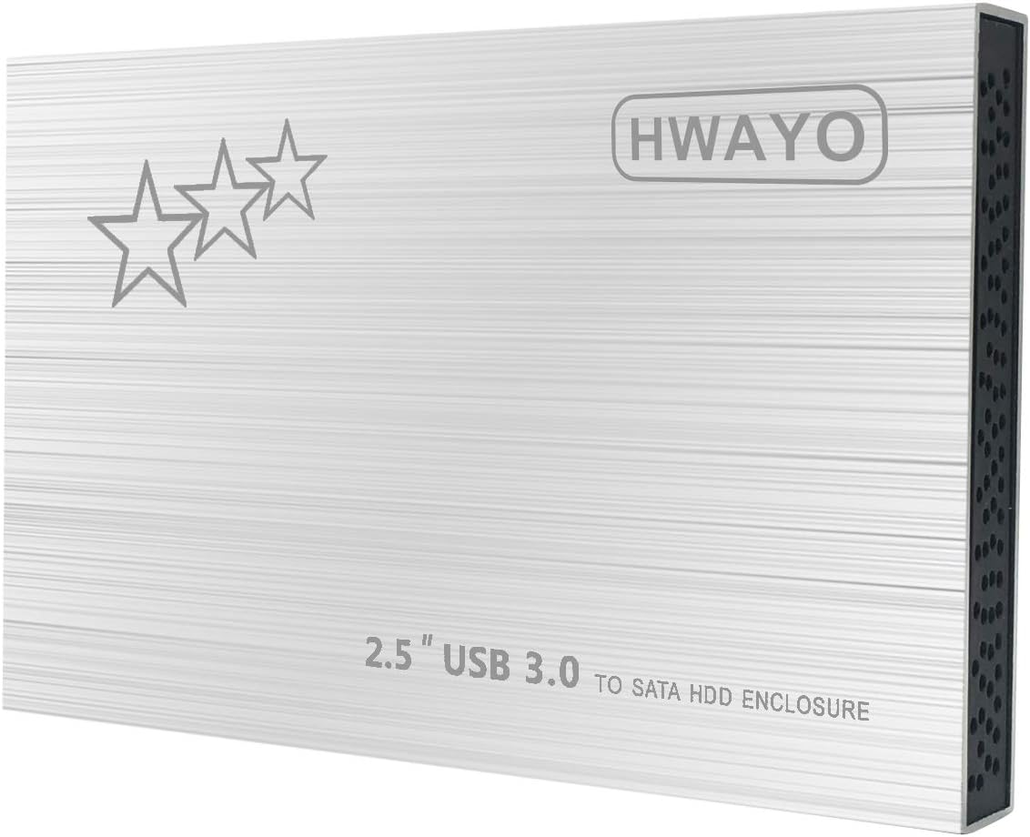 HWAYO 1TB Ultra Slim Portable HDD - Fast USB 3.0 Storage
