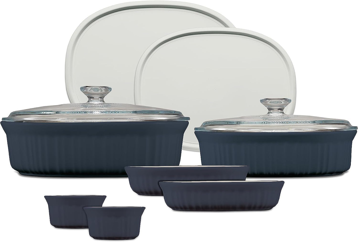 CorningWare Ceramic Bakeware Set: 10-Piece Stoneware Collection