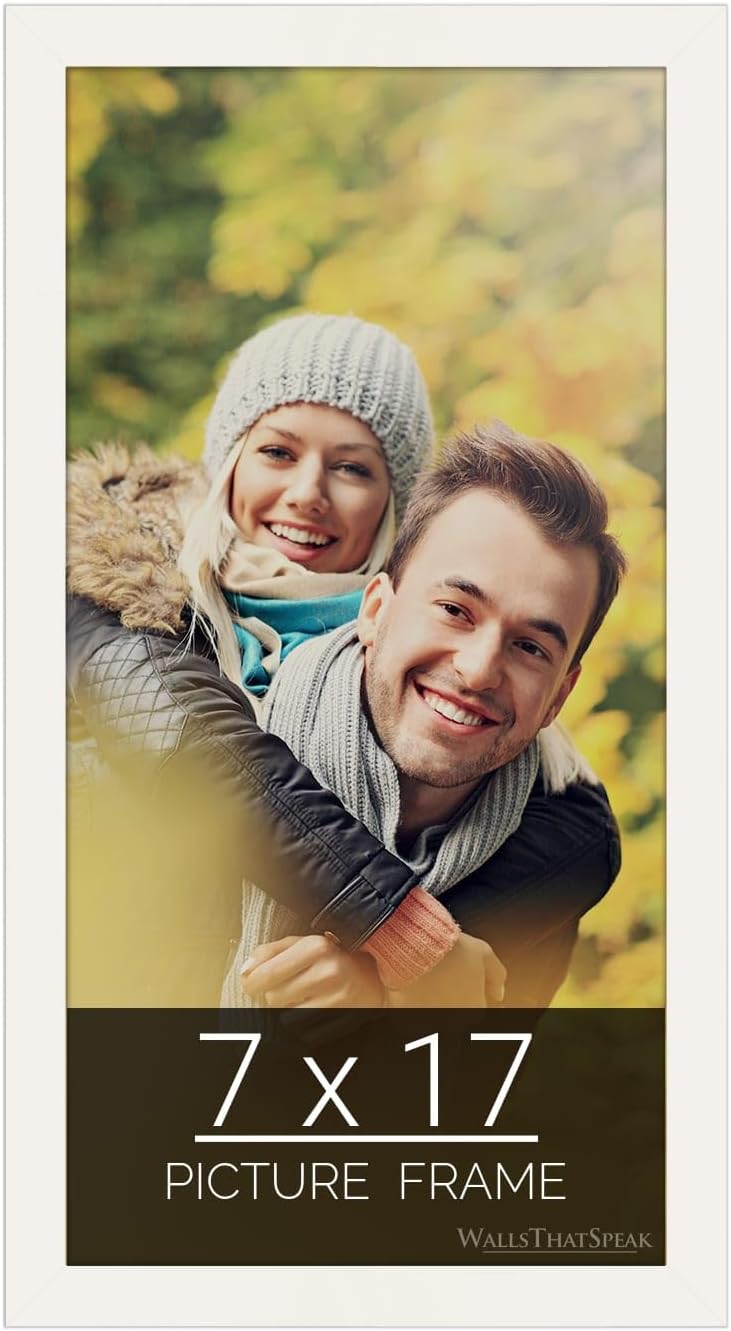 7x17 White Picture Frame for Puzzles Posters Photos Artwork
