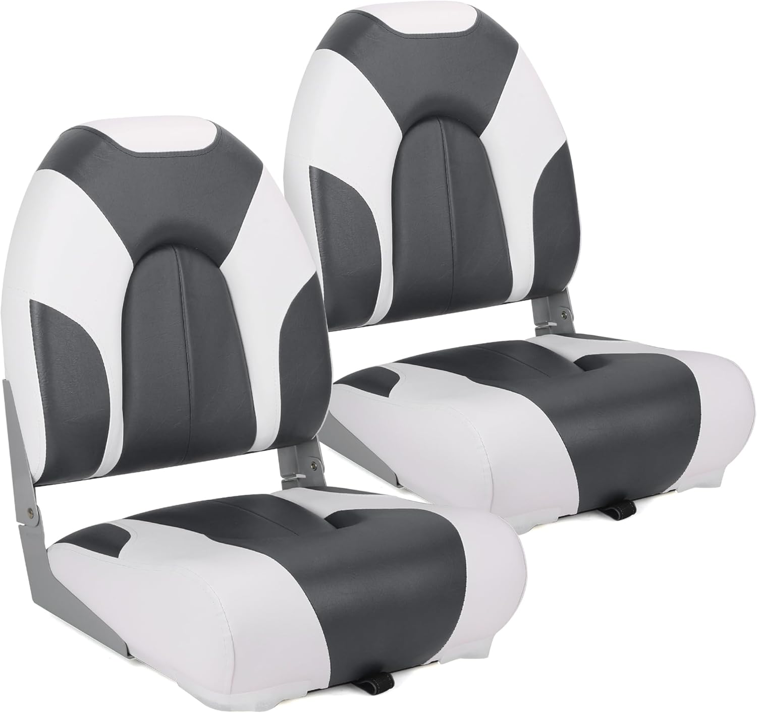 Deluxe Marine High Back Folding Boat Seat for Ultimate Comfort
